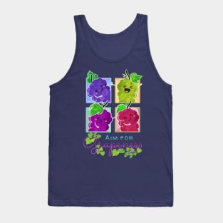 Aim for Grapeness - Punny Garden Tank Top